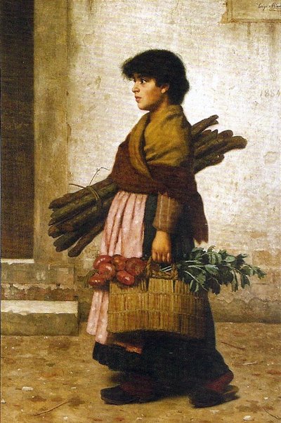 Return from the Market by Luigi Mion